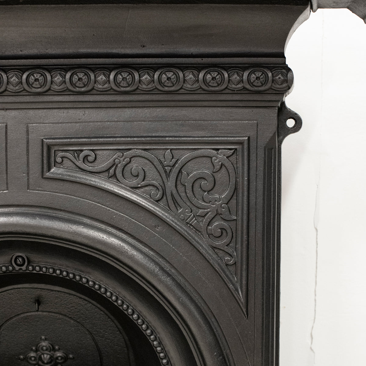 Reclaimed Victorian Cast Iron Arched Combination Fireplace | The Architectural Forum