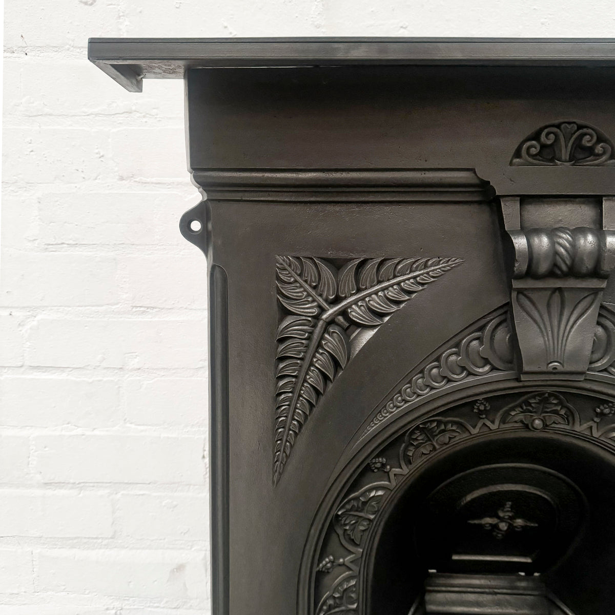 Victorian Cast Iron Arched Combination Fireplace | The Architectural Forum