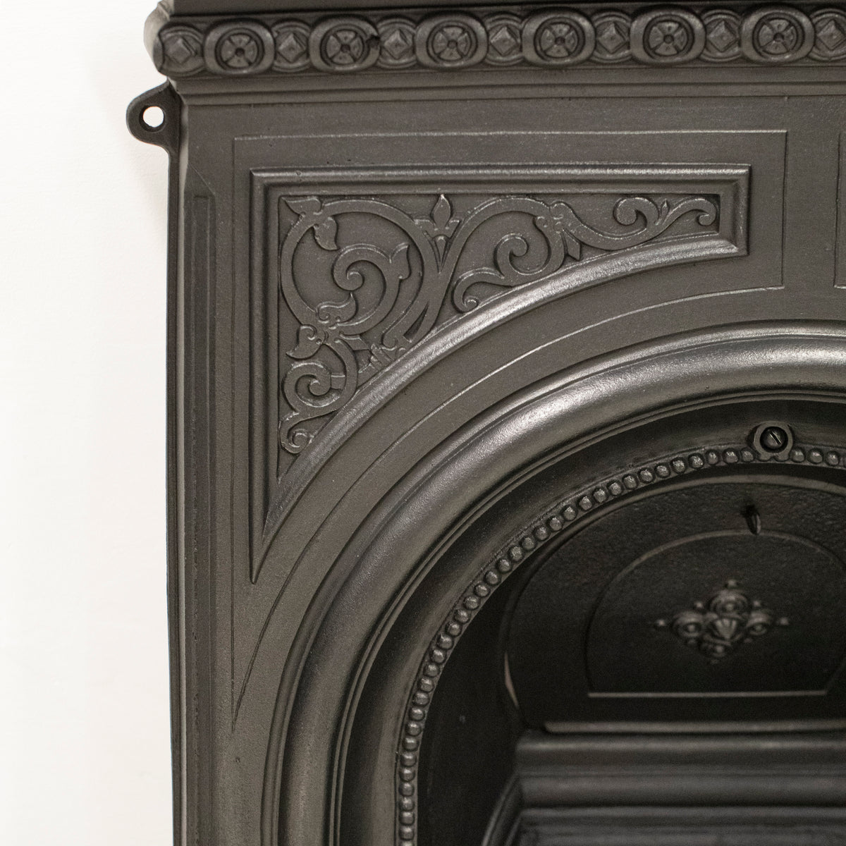 Reclaimed Victorian Cast Iron Arched Combination Fireplace | The Architectural Forum