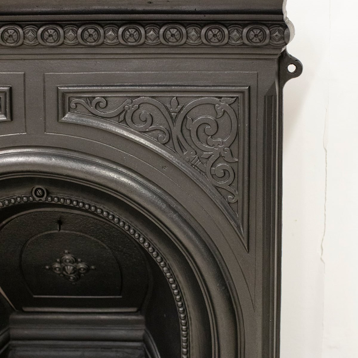 Reclaimed Victorian Cast Iron Arched Combination Fireplace | The Architectural Forum