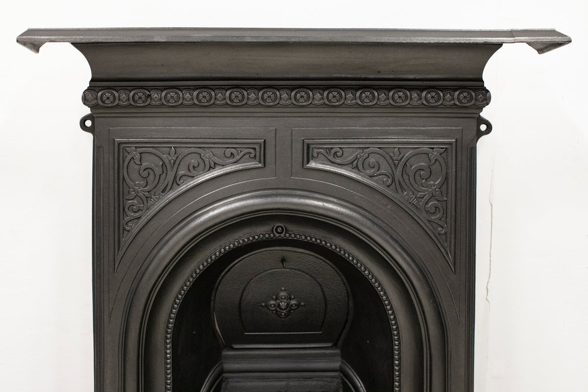 Reclaimed Victorian Cast Iron Arched Combination Fireplace | The Architectural Forum