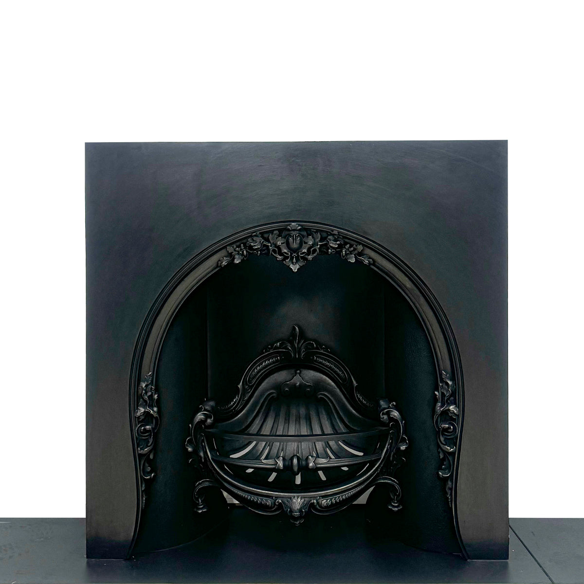 Ornate reclaimed Victorian Style Cast Iron Insert | Pair Available | The Architectural Forum