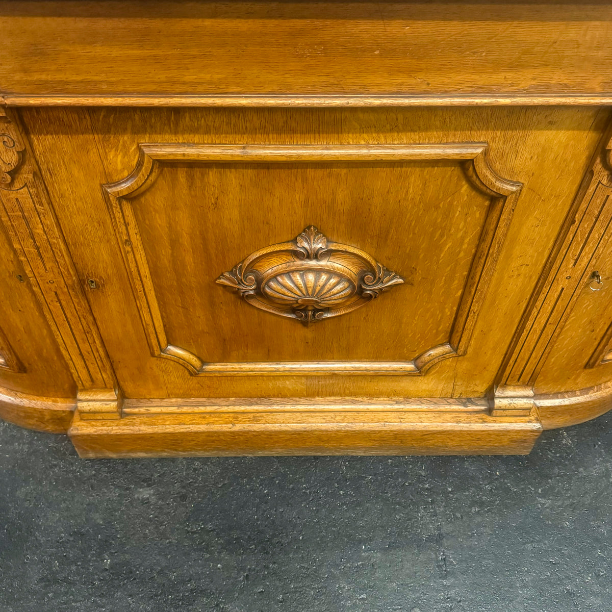 Antique Victorian Oak Wood Sideboard | The Architectural Forum