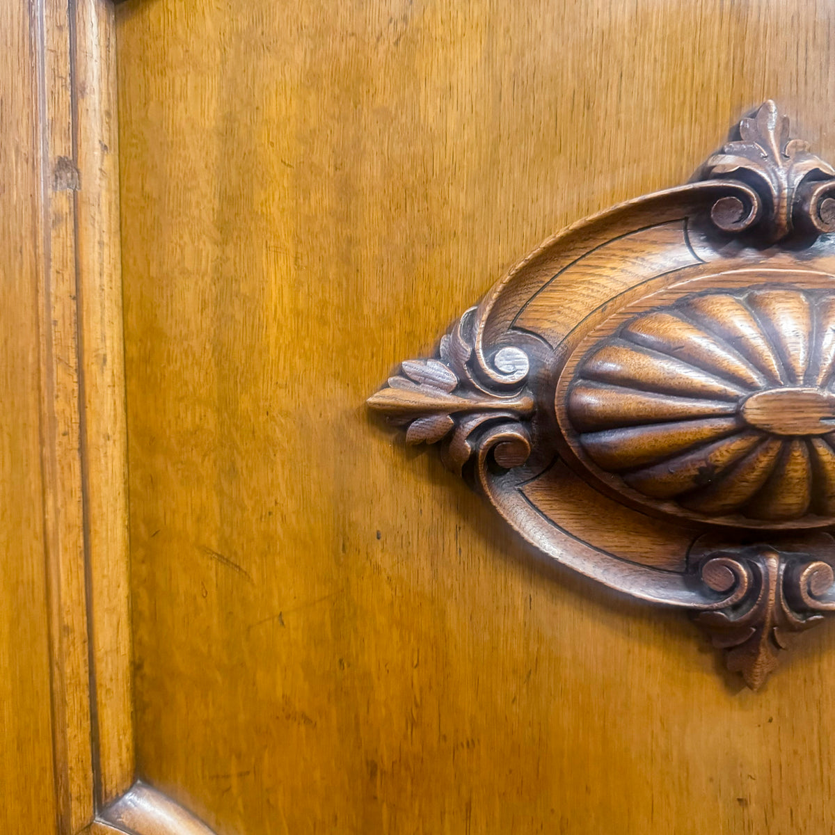 Antique Victorian Oak Wood Sideboard | The Architectural Forum