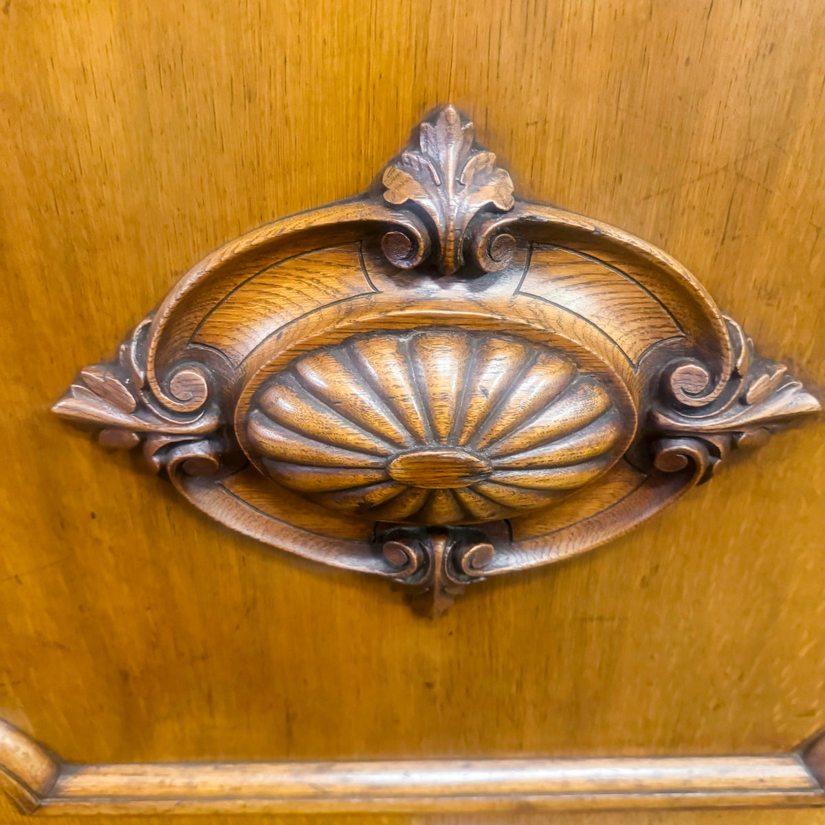 Antique Victorian Oak Wood Sideboard | The Architectural Forum