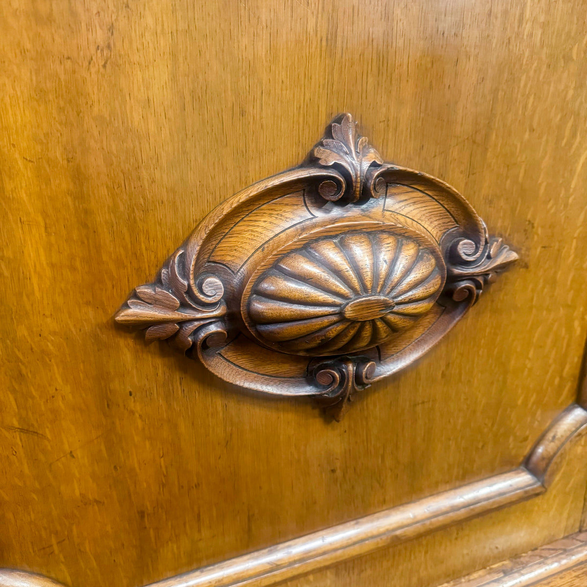 Antique Victorian Oak Wood Sideboard | The Architectural Forum