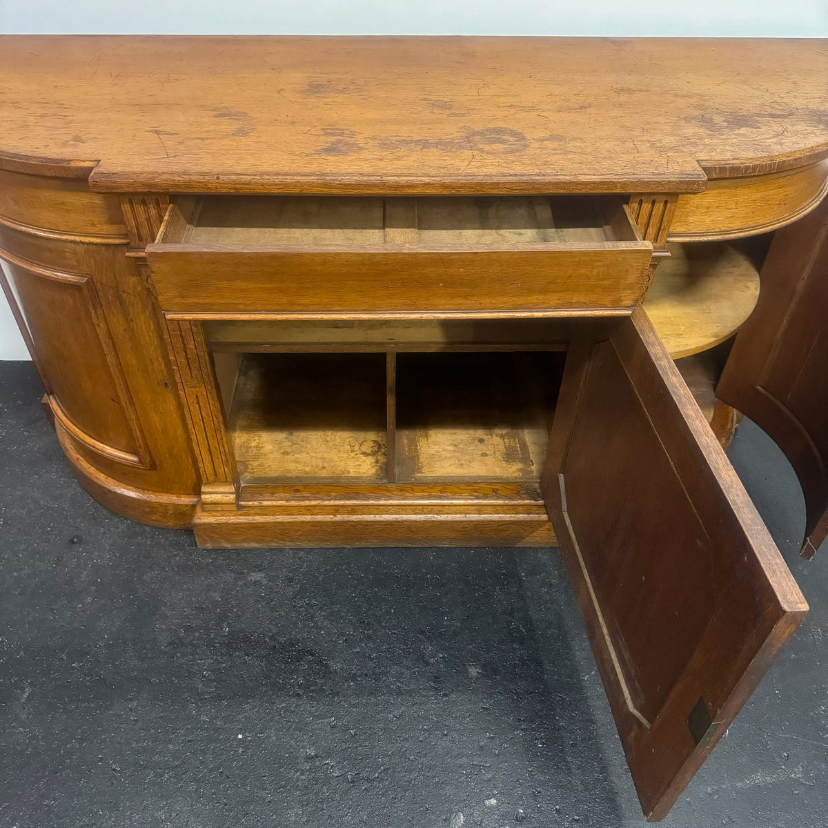 Antique Victorian Oak Wood Sideboard | The Architectural Forum