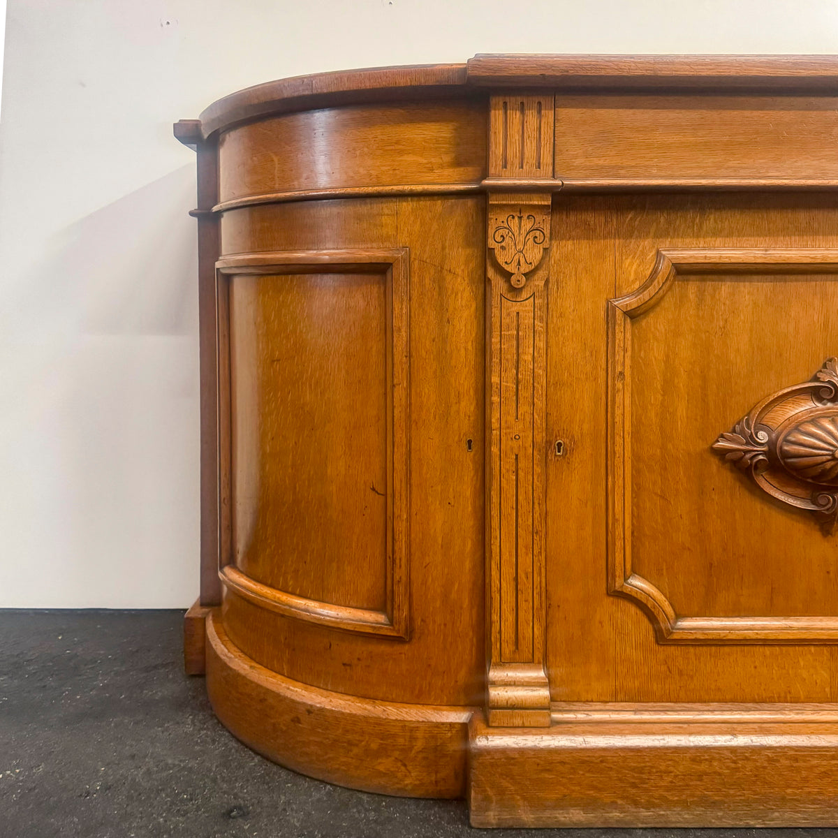 Antique Victorian Oak Wood Sideboard | The Architectural Forum