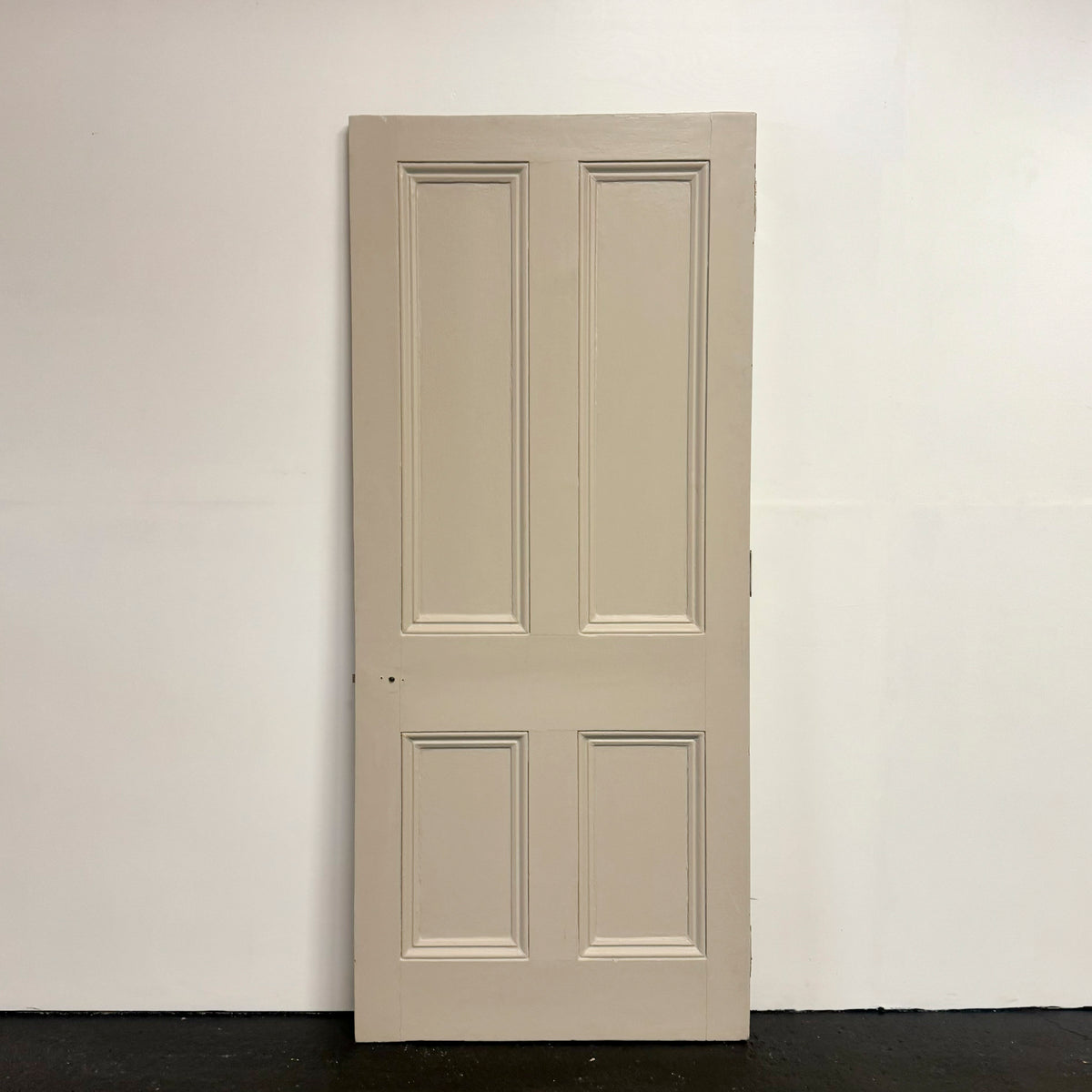 Antique Victorian Pine Door - 209cm x 90.5cm | The Architectural Forum