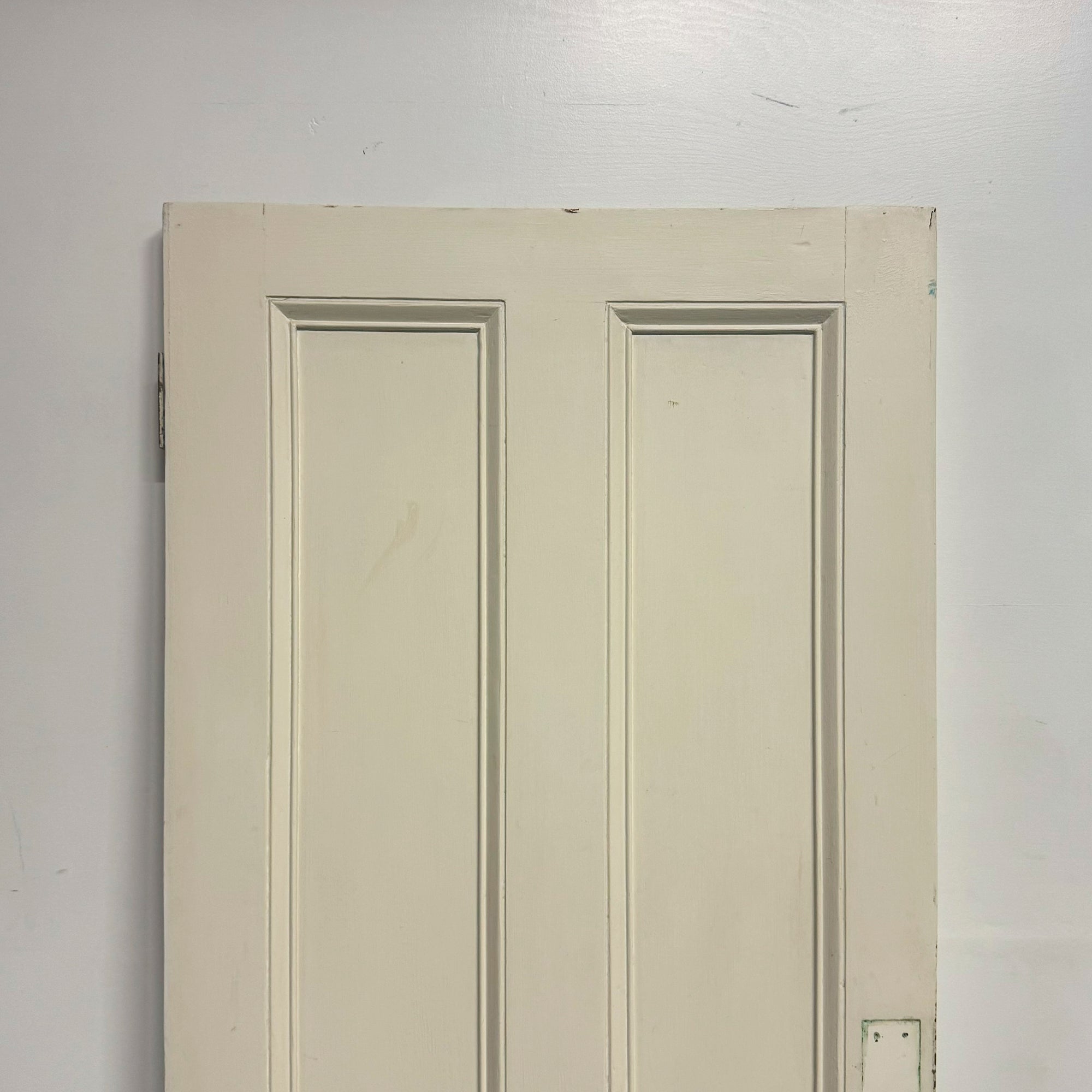 Antique Victorian Pine Door - 204.5cm X 83cm | The Architectural Forum