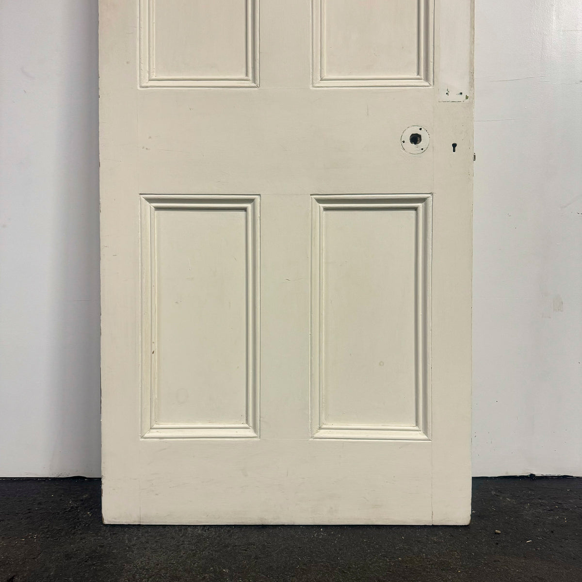 Antique Victorian Pine Door - 203.5cm X 79cm | The Architectural Forum