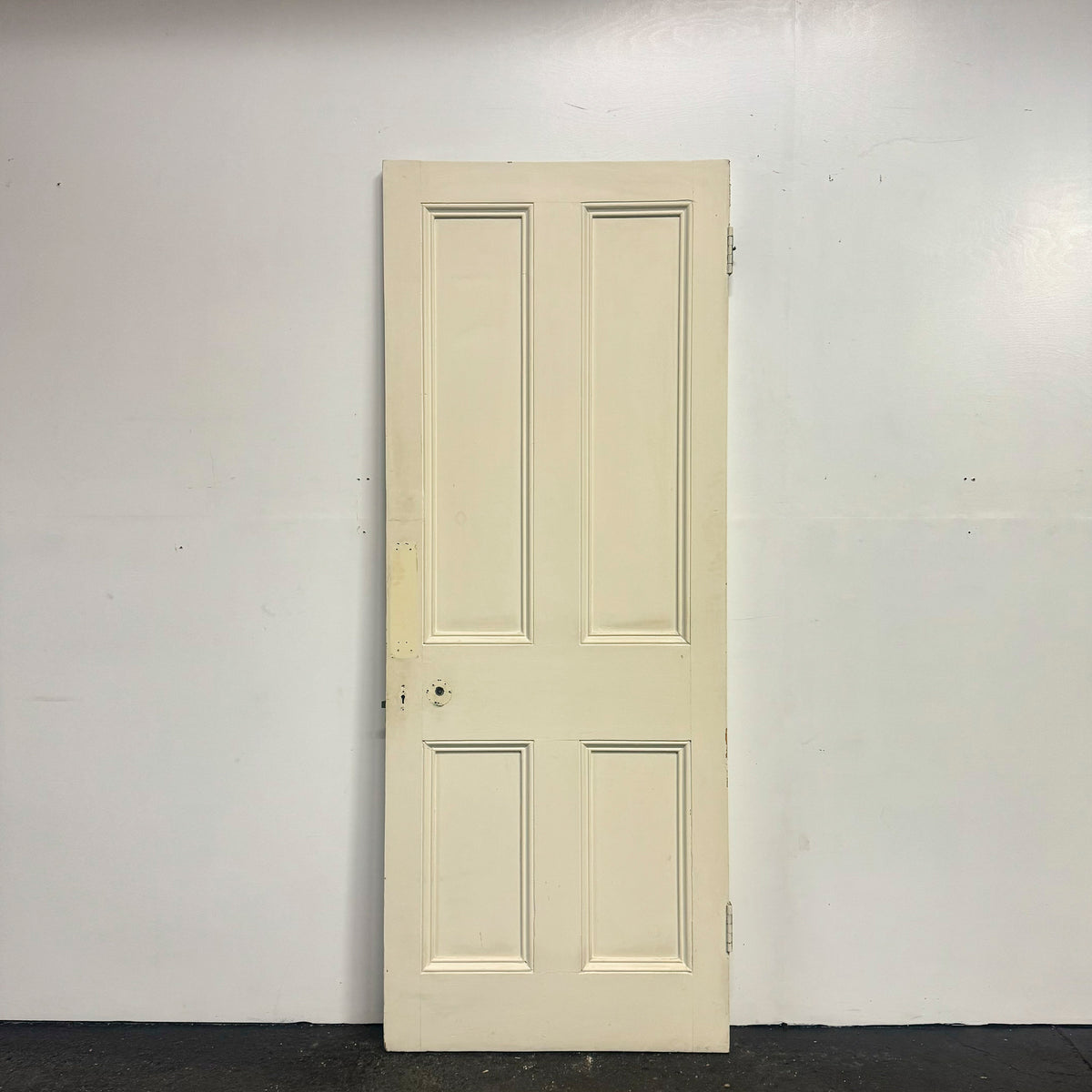 Antique Victorian Pine Door - 203.5cm X 79cm | The Architectural Forum