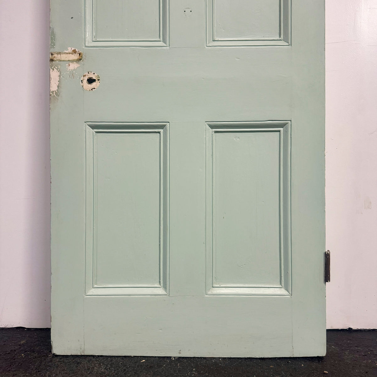 Antique Victorian Pine Door - 203cm X 82.5cm | The Architectural Forum