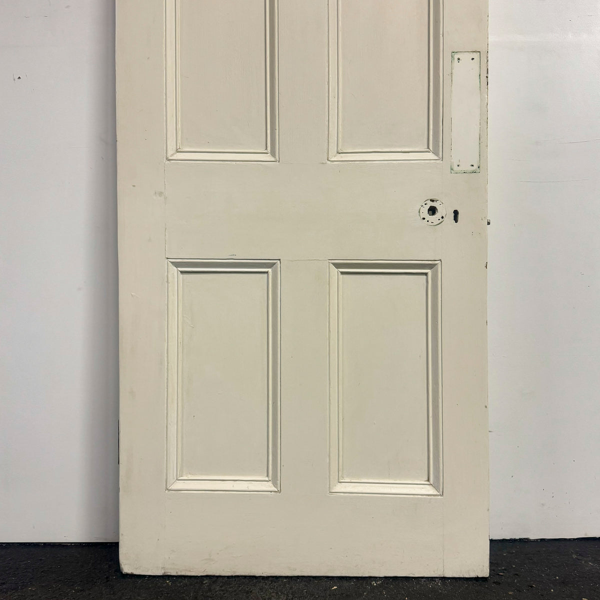 Antique Victorian Pine Door - 204.5cm X 83cm | The Architectural Forum