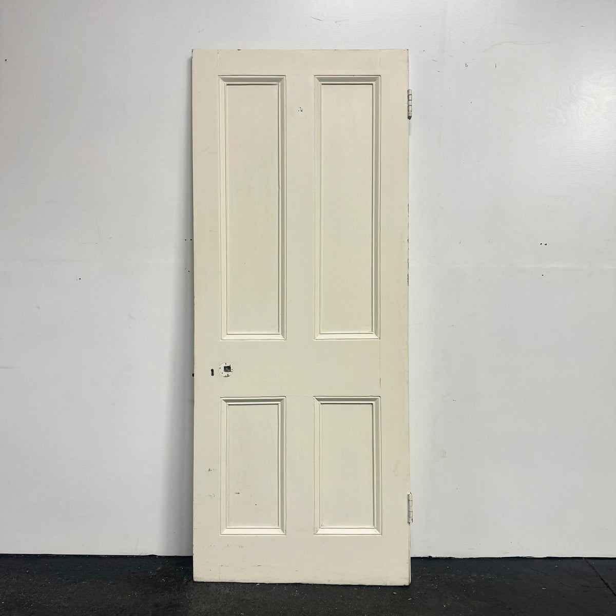 Antique Victorian Pine Door - 204.5cm X 83cm | The Architectural Forum