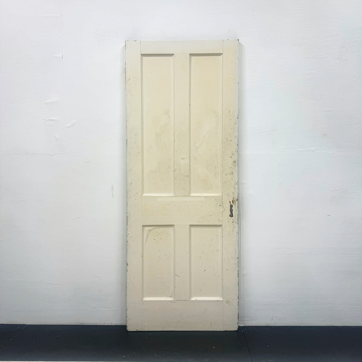 Antique Victorian Pine Door - 196.5cm X 75.5cm | The Architectural Forum