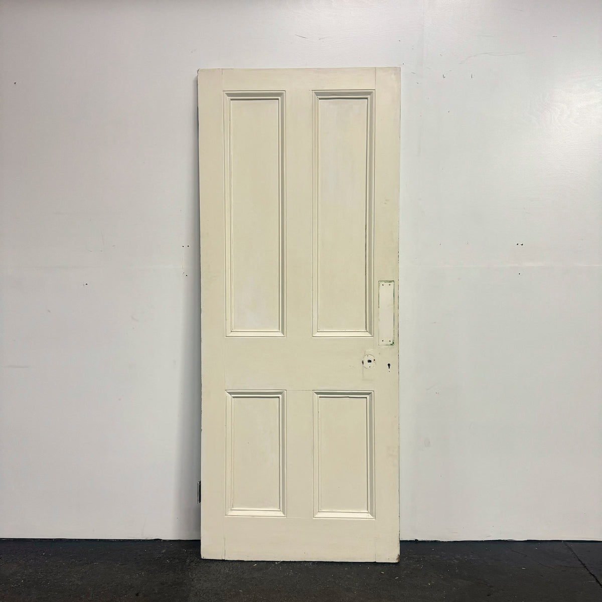 Antique Victorian Pine Door - 203cm X 82.5cm | The Architectural Forum