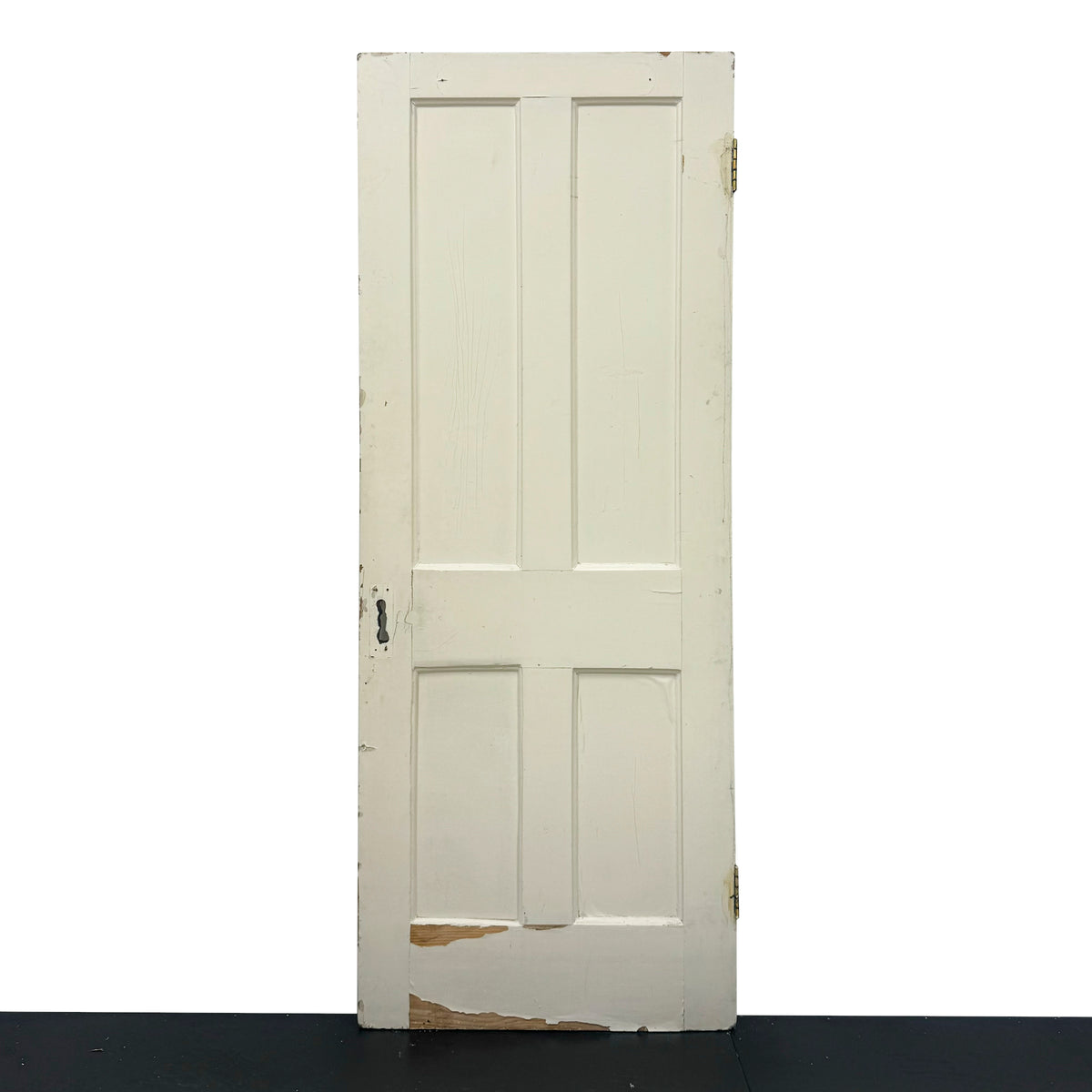 Antique Victorian Pine Door - 196.5cm X 75.5cm | The Architectural Forum