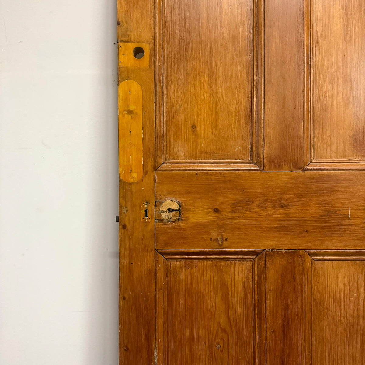 Antique Victorian Pine Door - 210cm X 94cm | The Architectural Forum