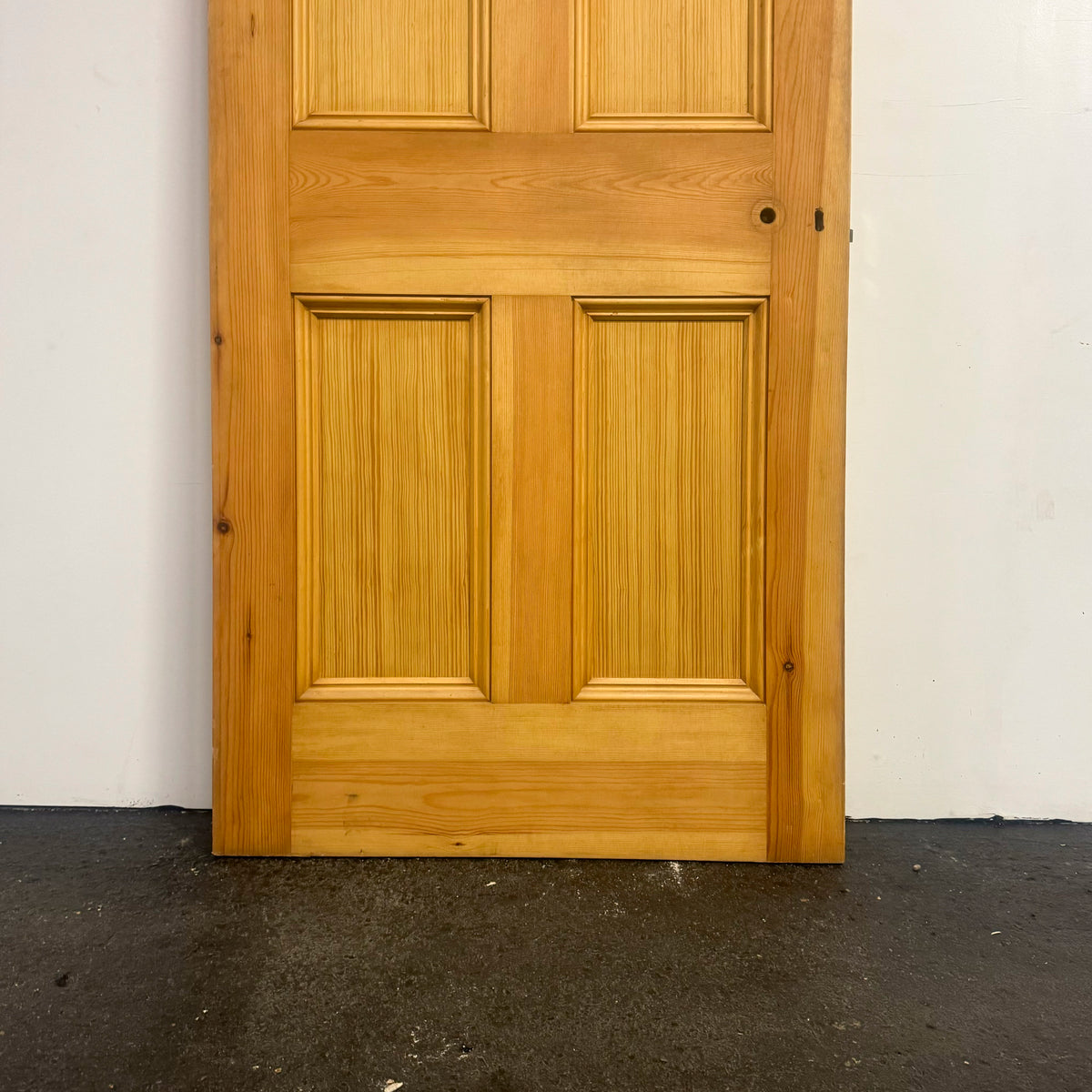 Antique Victorian Pine Door - 197.5cm X 80cm | The Architectural Forum