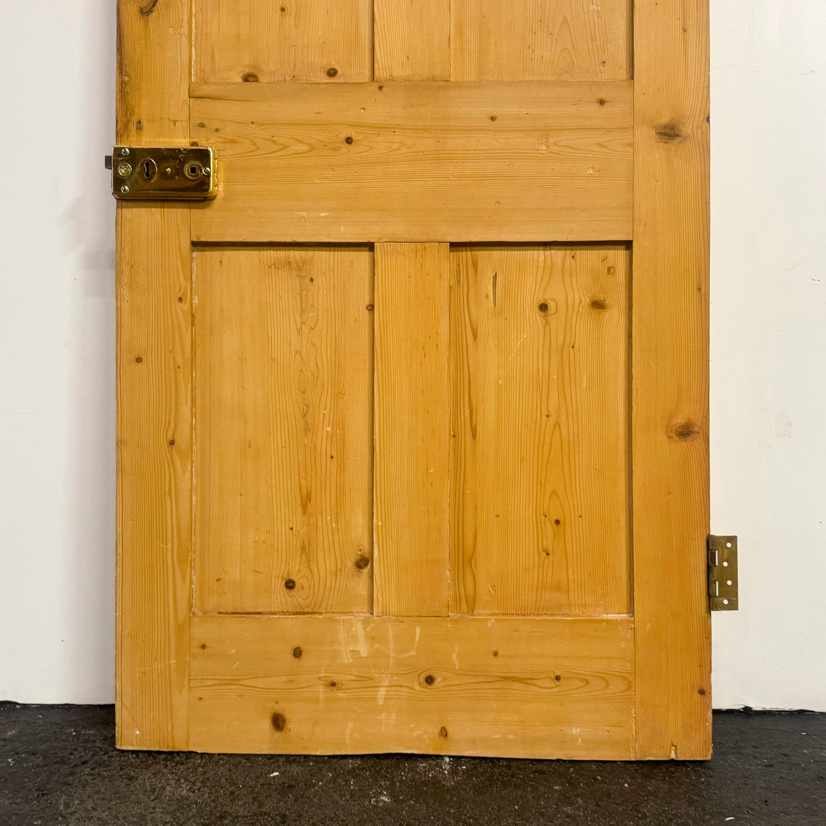 Antique Victorian Pine Door - 197cm X 83cm | The Architectural Forum