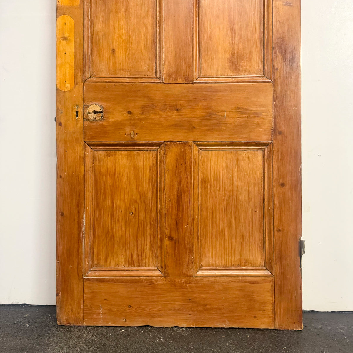 Antique Victorian Pine Door - 210cm X 94cm | The Architectural Forum