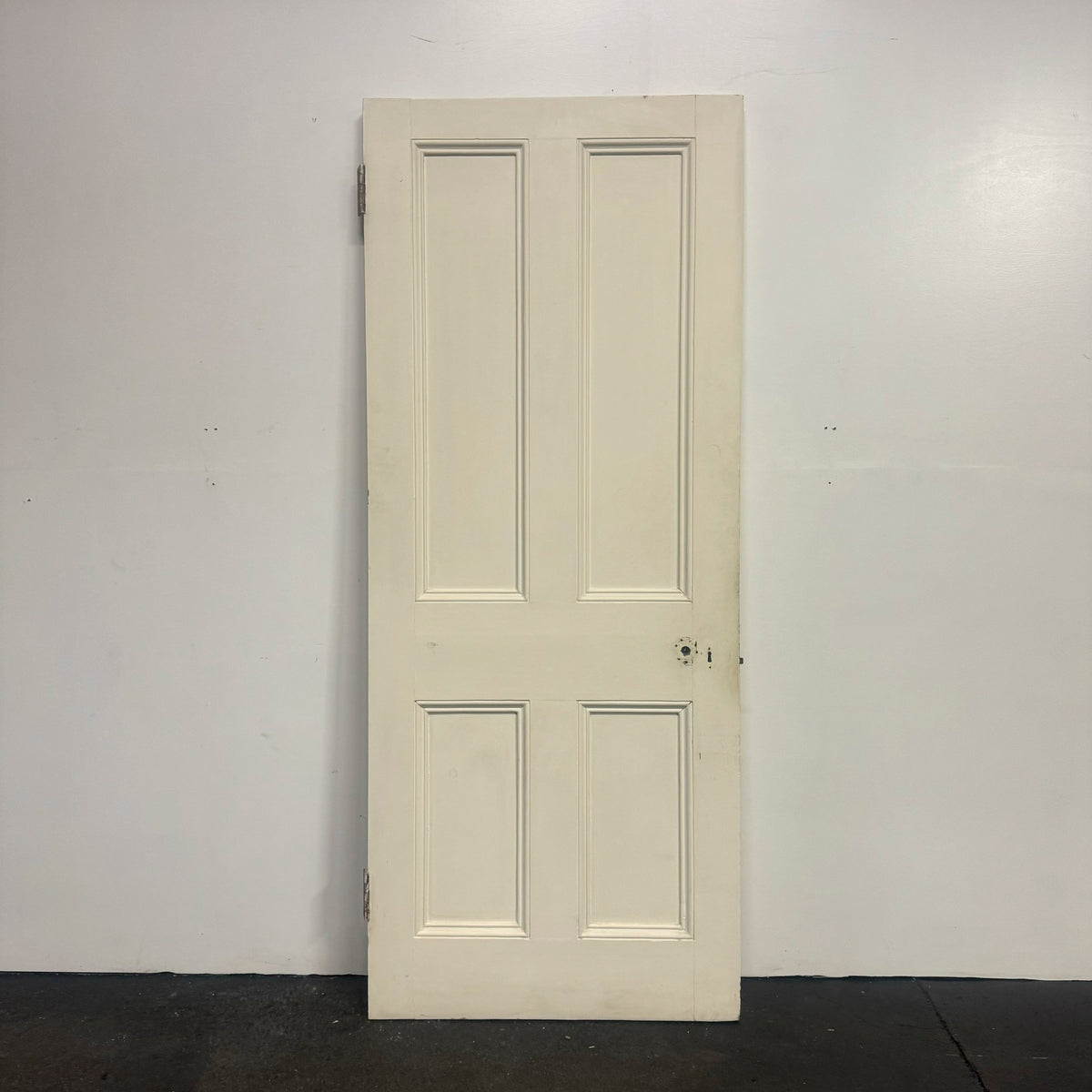 Antique Victorian Pine Door - 203cm X 83cm | The Architectural Forum