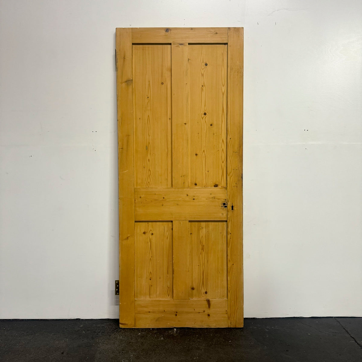 Antique Victorian Pine Door - 197cm X 83cm | The Architectural Forum