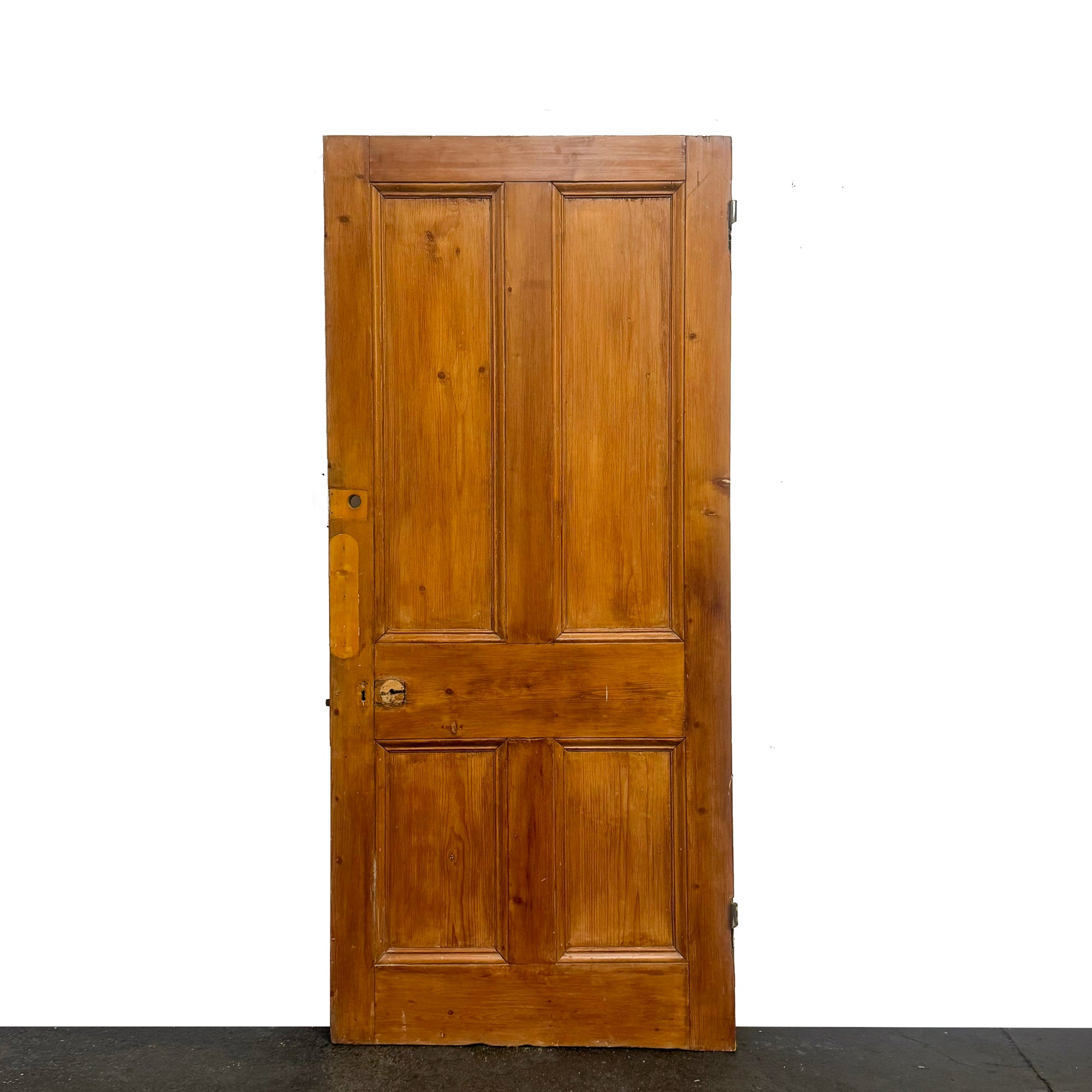 Antique Victorian Pine Door - 210cm X 94cm | The Architectural Forum