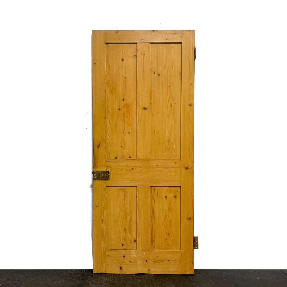 Antique Victorian Pine Door - 197cm X 83cm | The Architectural Forum