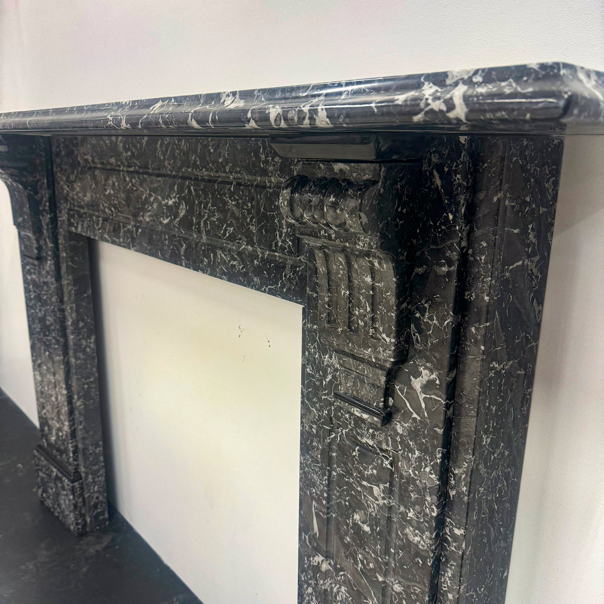 Antique Victorian St Anne&#39;s Marble Fireplace Surround | Pair Available | The Architectural Forum