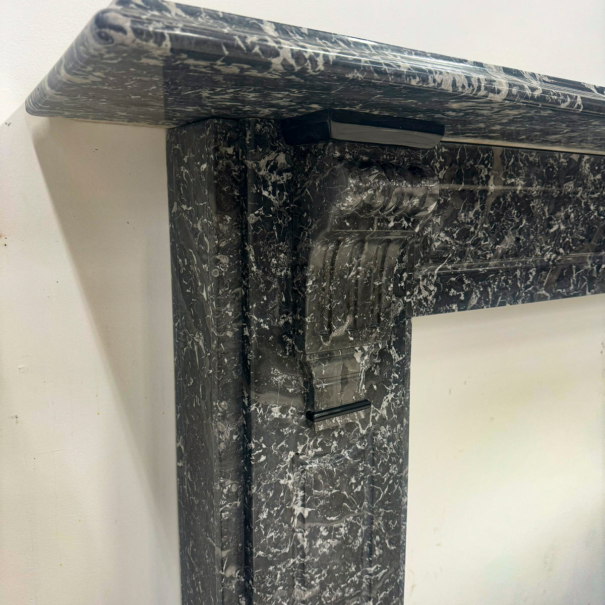 Antique Victorian St Anne&#39;s Marble Fireplace Surround | Pair Available | The Architectural Forum