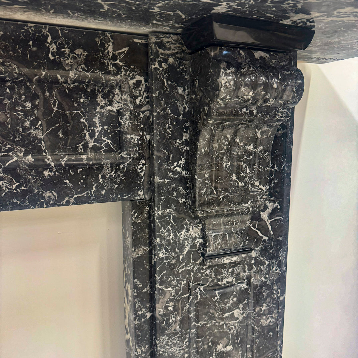 Antique Victorian St Anne&#39;s Marble Fireplace Surround | Pair Available | The Architectural Forum