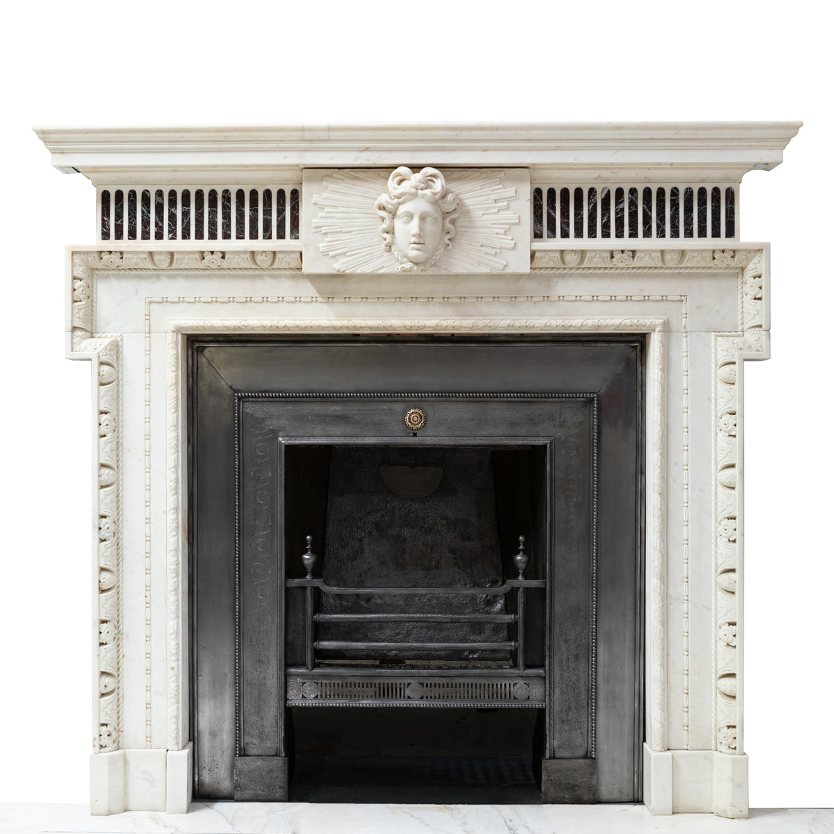 Splendid Antique Carved Marble Chimneypiece | William Kent | The Architectural Forum