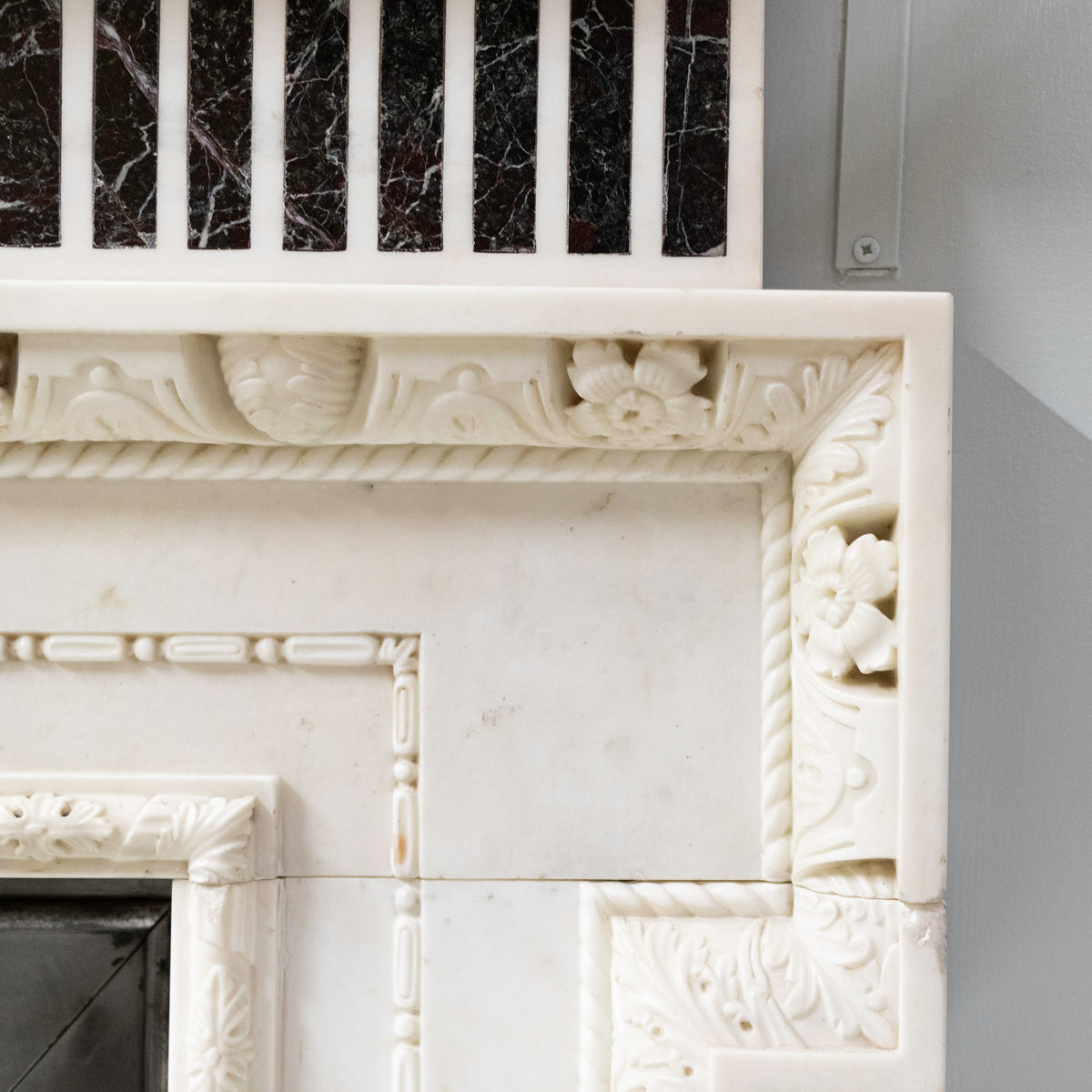 Splendid Antique Carved Marble Chimneypiece | William Kent