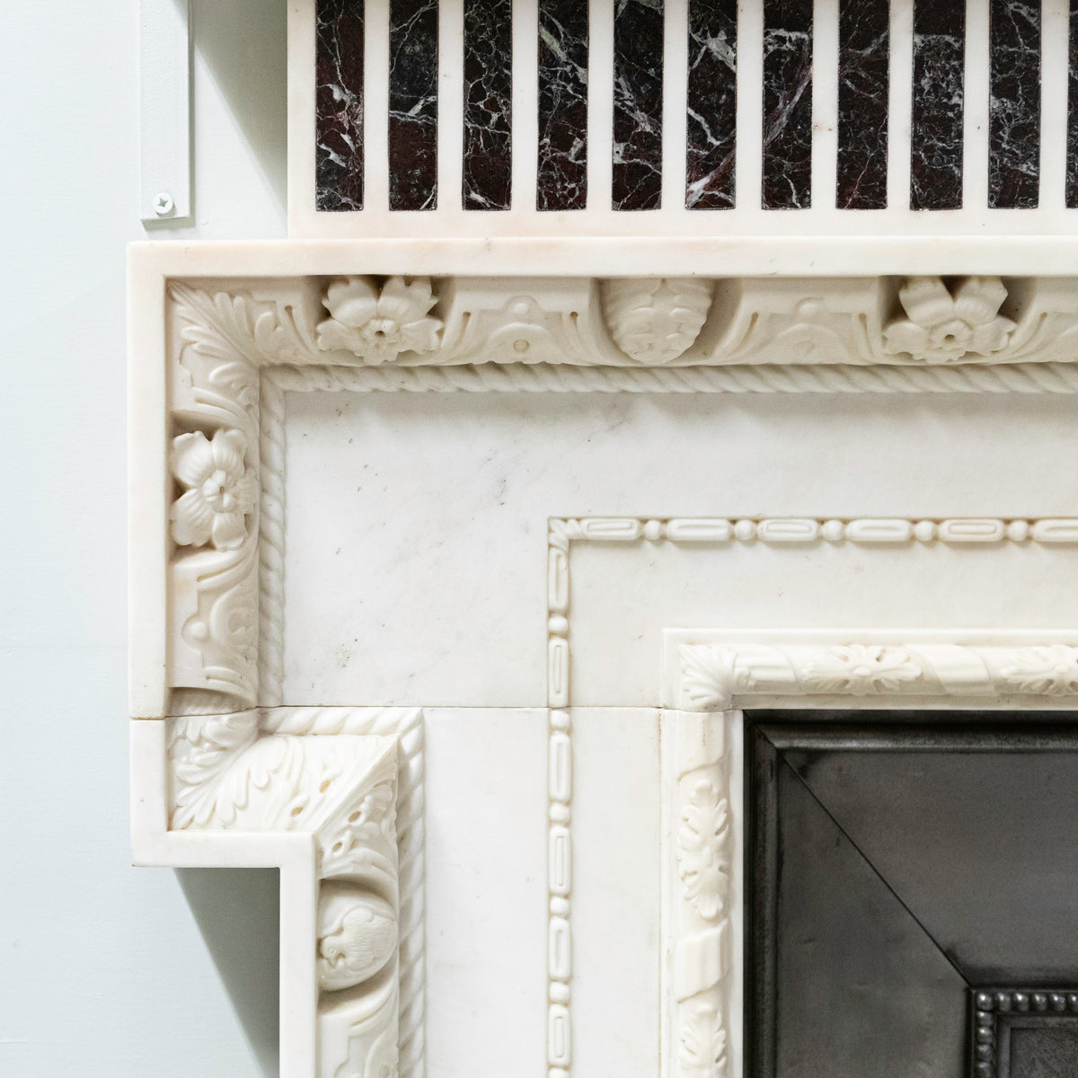 Splendid Antique Carved Marble Chimneypiece | William Kent