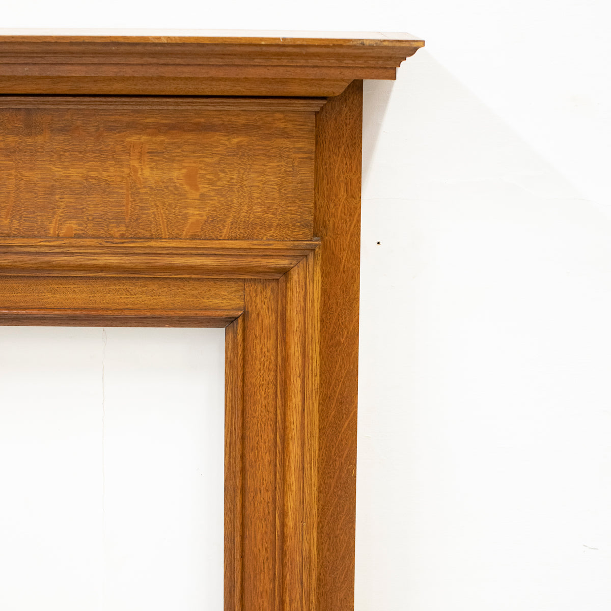 Antique Edwardian Oak Wooden Fireplace Surround | The Architectural Forum