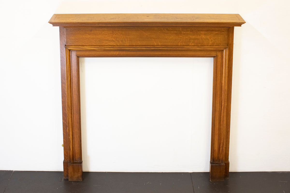 Antique Edwardian Oak Wooden Fireplace Surround | The Architectural Forum