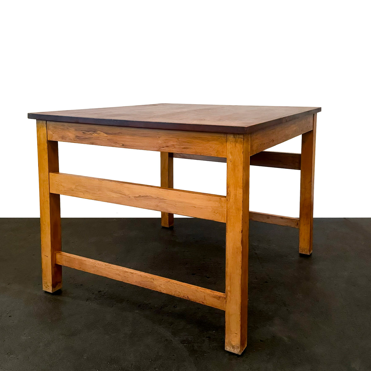 Teak/Beech Reclaimed Work Table | 5 Available | The Architectural Forum