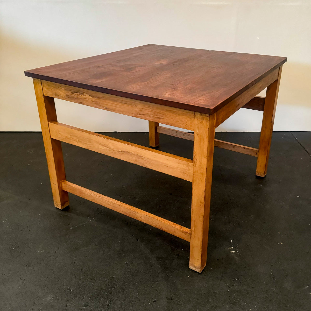 Teak/Beech Reclaimed Work Table | 5 Available | The Architectural Forum