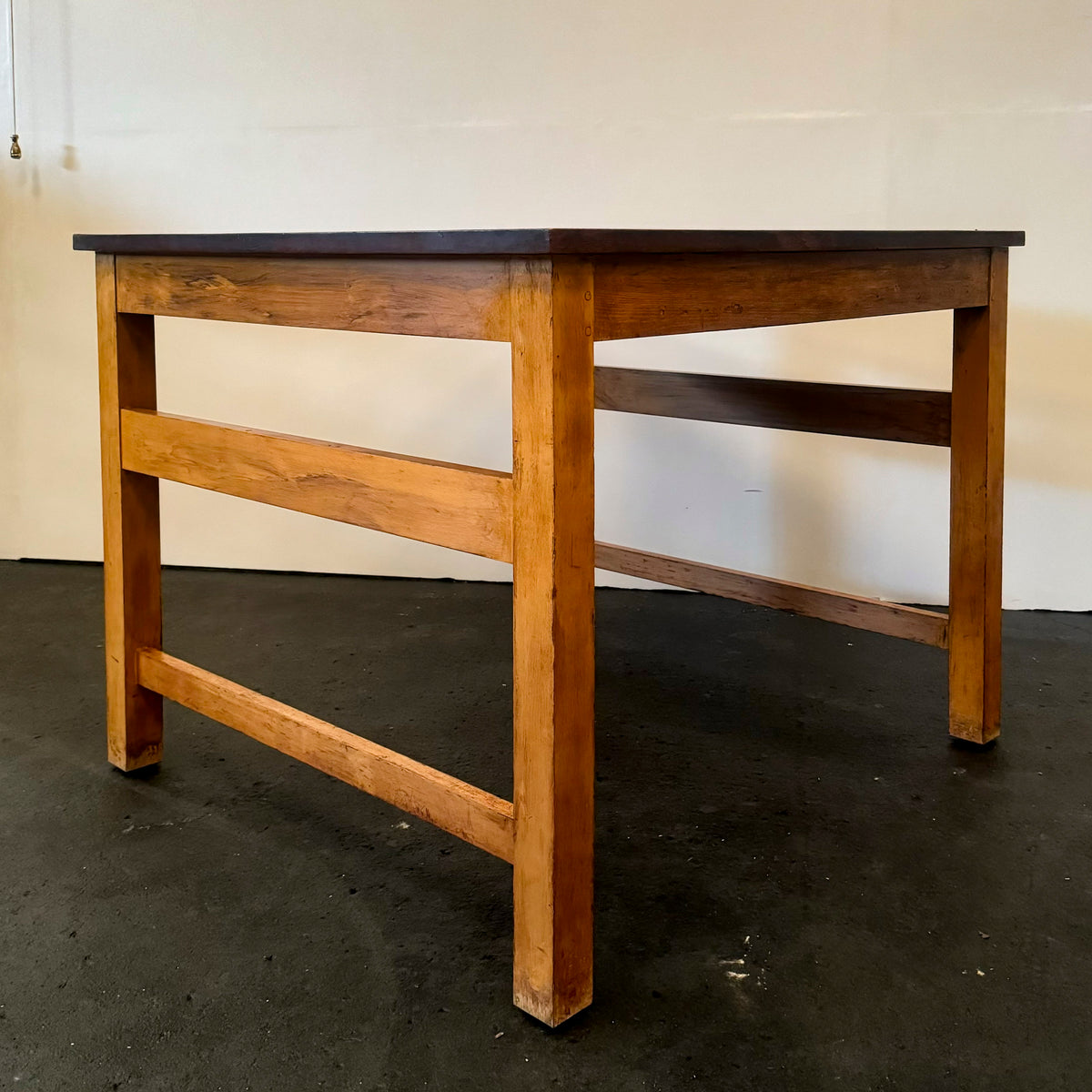 Teak/Beech Reclaimed Work Table | 5 Available | The Architectural Forum