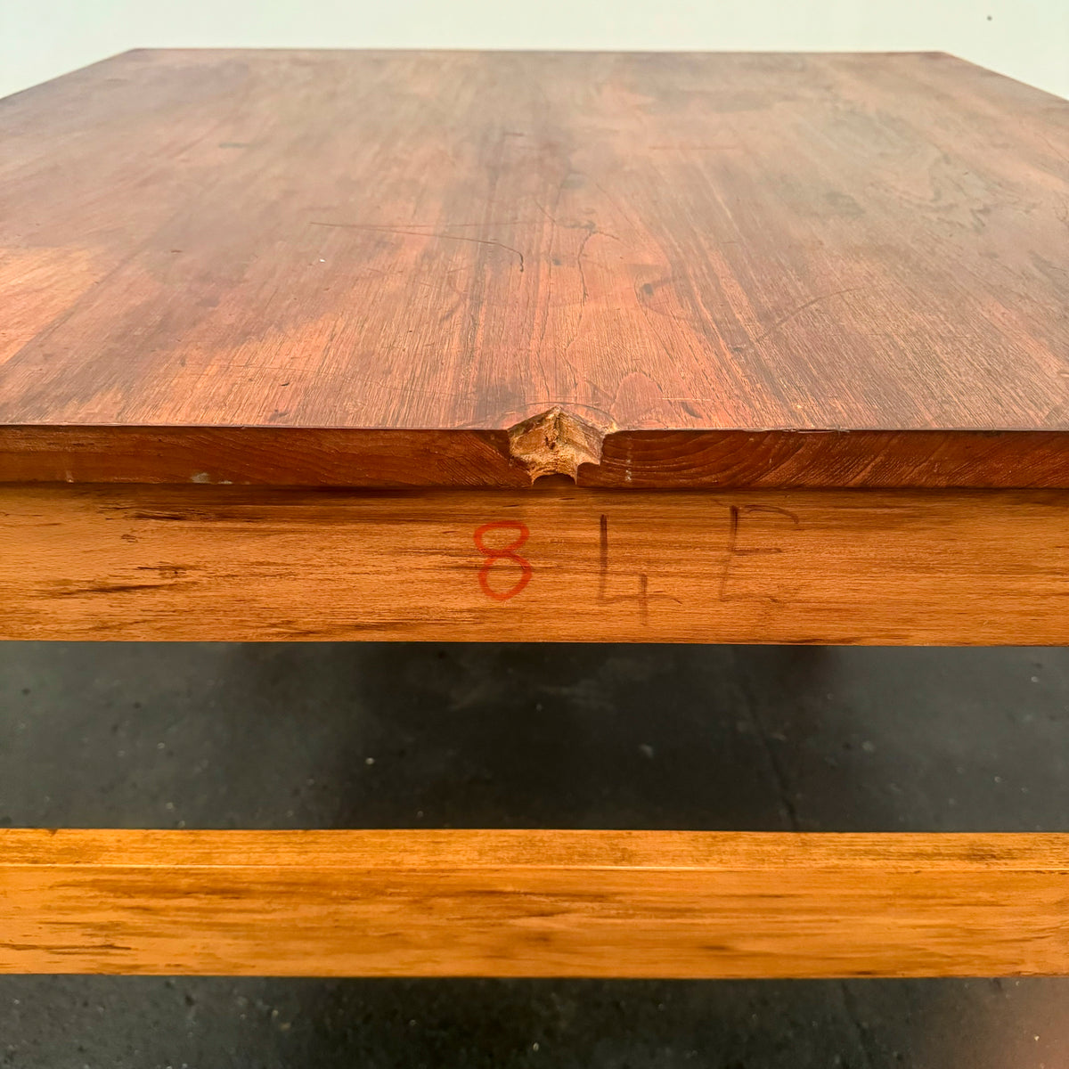 Teak/Beech Reclaimed Work Table | 5 Available | The Architectural Forum