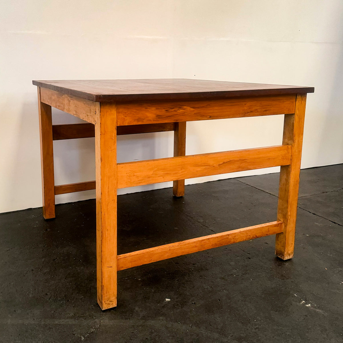 Teak/Beech Reclaimed Work Table | 5 Available | The Architectural Forum