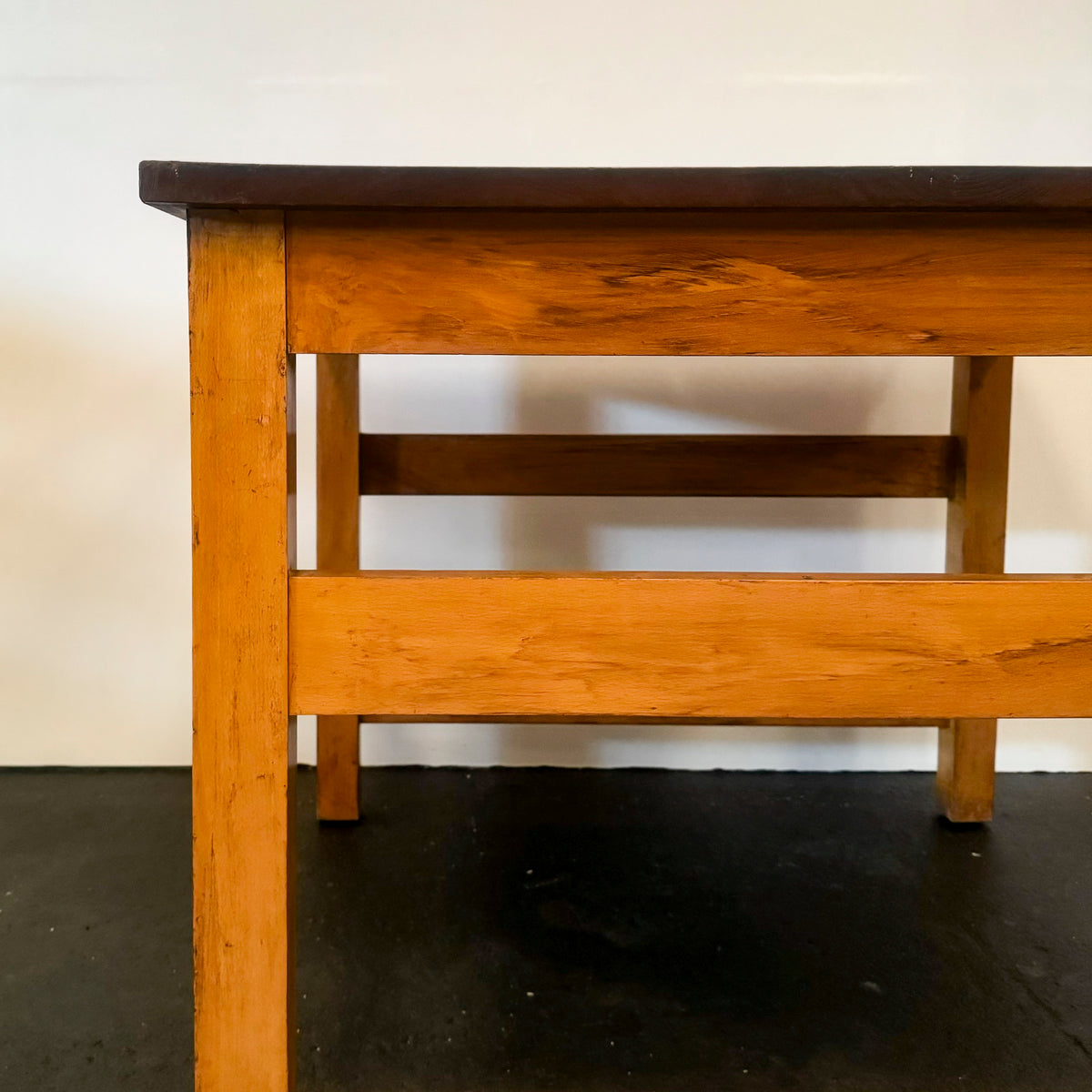 Teak/Beech Reclaimed Work Table | 5 Available | The Architectural Forum