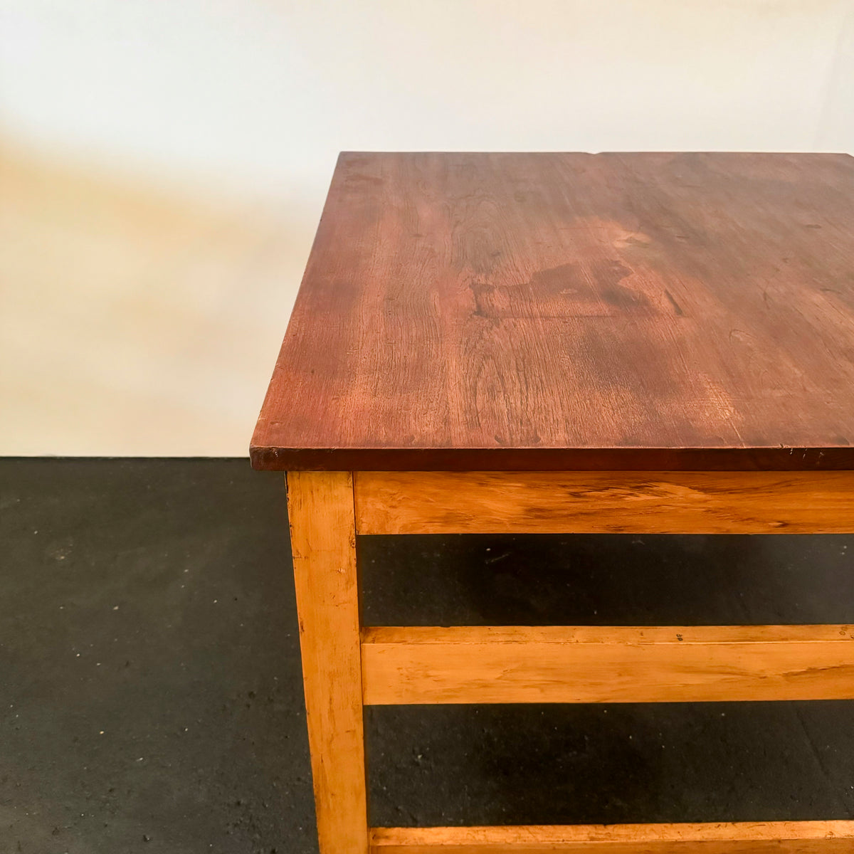 Teak/Beech Reclaimed Work Table | 5 Available | The Architectural Forum