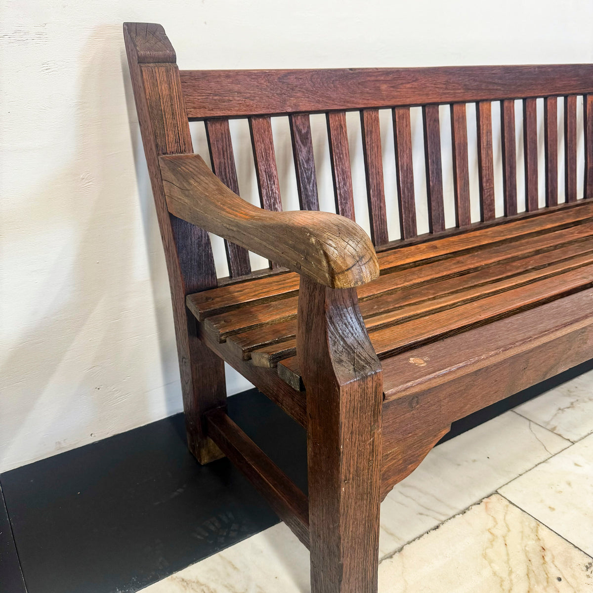 Reclaimed Teak Wooden Bench | The Architectural Forum