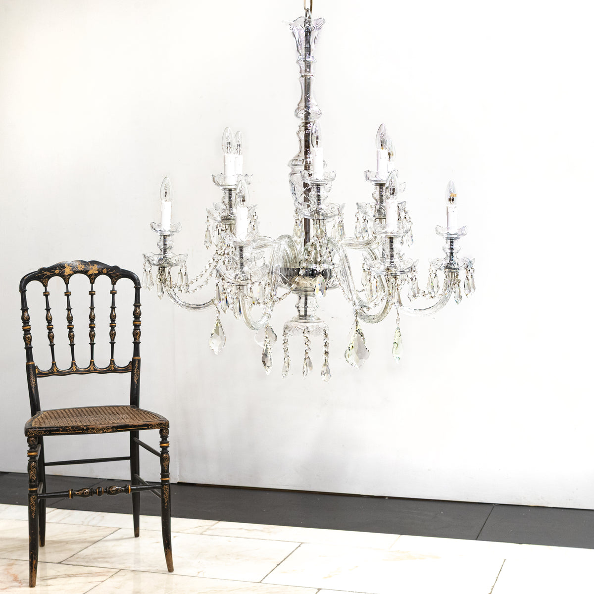 Large Antique Crystal Chandelier | Victoria Palace Theare | The Architectural Forum