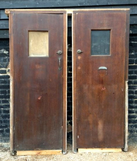 36x79 Salvaged Mid Century Modern Entry Door, 52% OFF