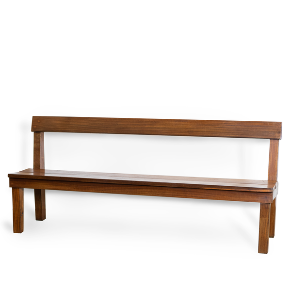 Reclaimed Solid Teak Bench Seat - The Architectural Forum